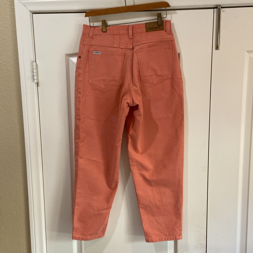 Women's Zena Apricot Colored Jeans size 10 petite. - Picture 4 of 9